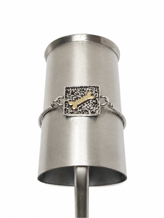 Jewelry - Dog Themed Silvertone Adjustable Bracelet